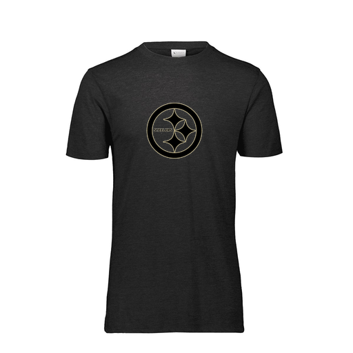 [FTSCUBBK-AS-LOGO2] Decker Men's Tri-Blend T-Shirt - Short Sleeve (Adult S, Black, Logo 2)