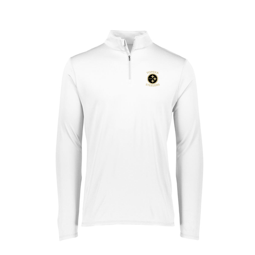 [FTLQFLWH-FAXS-LOGO1] Decker Women's Flex-Lite 1/4 Zip Shirt (Female Adult XS, White, Logo 1)