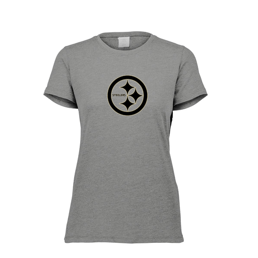 [FTSCUBGY-FAXS-LOGO2] Decker Women's Tri-Blend T-Shirt - Short Sleeve (Female Adult XS, Gray, Logo 2)