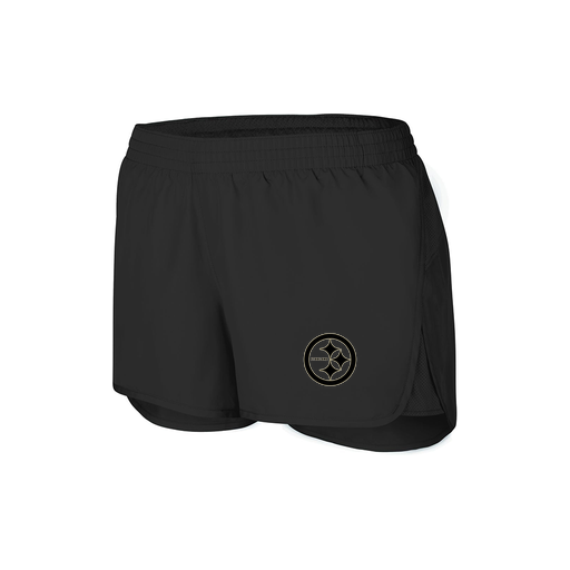 [2430.080.XS-LOGO2] Women's Performance Shorts (Female Adult XS, Black, Logo 2)