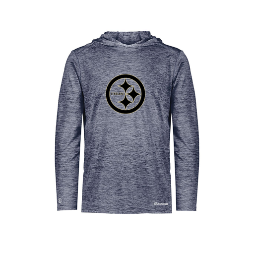 [FOLHCGNV-AS-LOGO2] Decker Men's Charge Hoodie (Adult S, Navy, Logo 2)