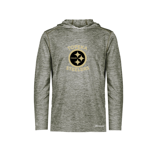 [FOLHCGGY-AS-LOGO1] Decker Men's Charge Hoodie (Adult S, Gray, Logo 1)