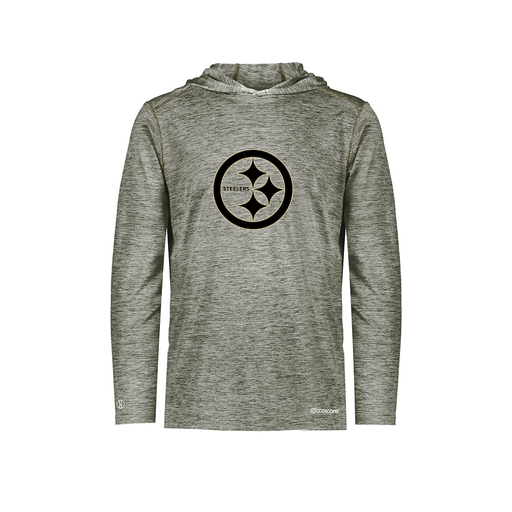 [FOLHCGGY-AS-LOGO2] Decker Men's Charge Hoodie (Adult S, Gray, Logo 2)