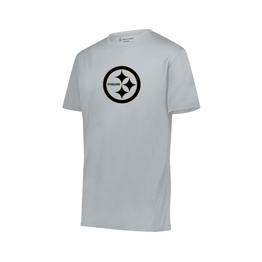 [222818.099.S-LOGO2] Men's Movement Dri Fit Shirt (Adult S, Silver, Logo 2)