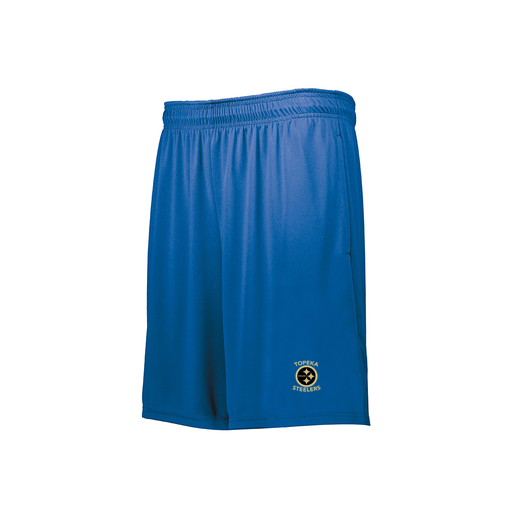 [229511.060.XS-LOGO1] Decker Men's Swift Short (Adult XS, Royal, Logo 1)