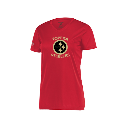 [222820.083.S-LOGO1] Ladies Movement Dri Fit Shirt (Female Adult S, Red, Logo 1)